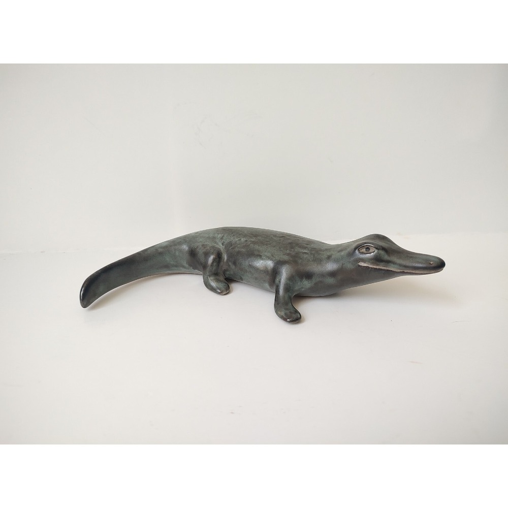 Vintage POD Pottery alligator crocodile figurine‎